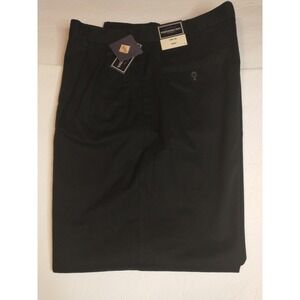 Susquehanna Trail Outfitters Men's Black Pleated Cuffed Dress Pants 36x30